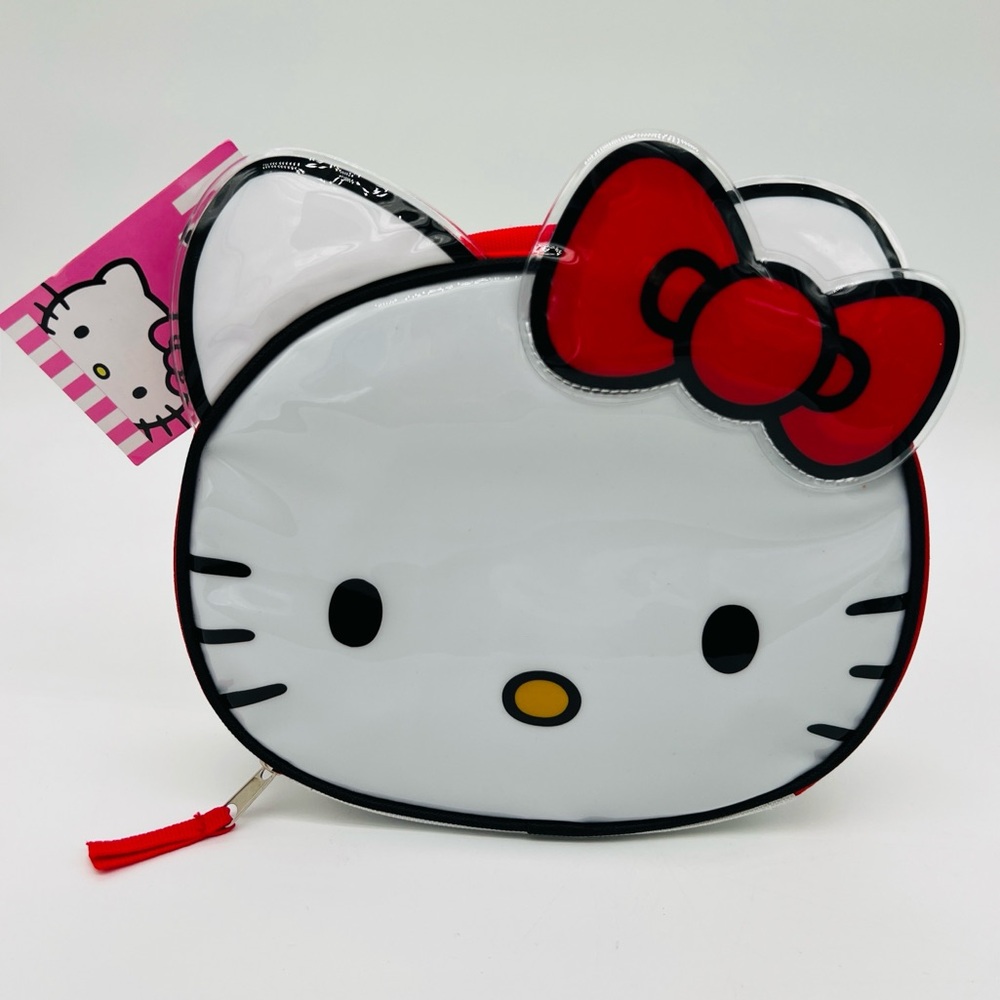 Hello Kitty Sanrio Lunch Bag Cosmetic Bag Travel Accessories Bag NWT